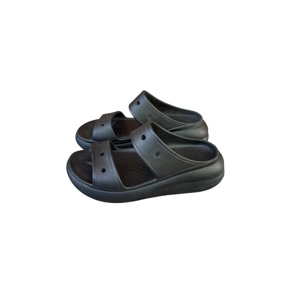 Crocs Unisex Classic Crush Sandal BLACK US M8/W 10 - Picture 11 of 12